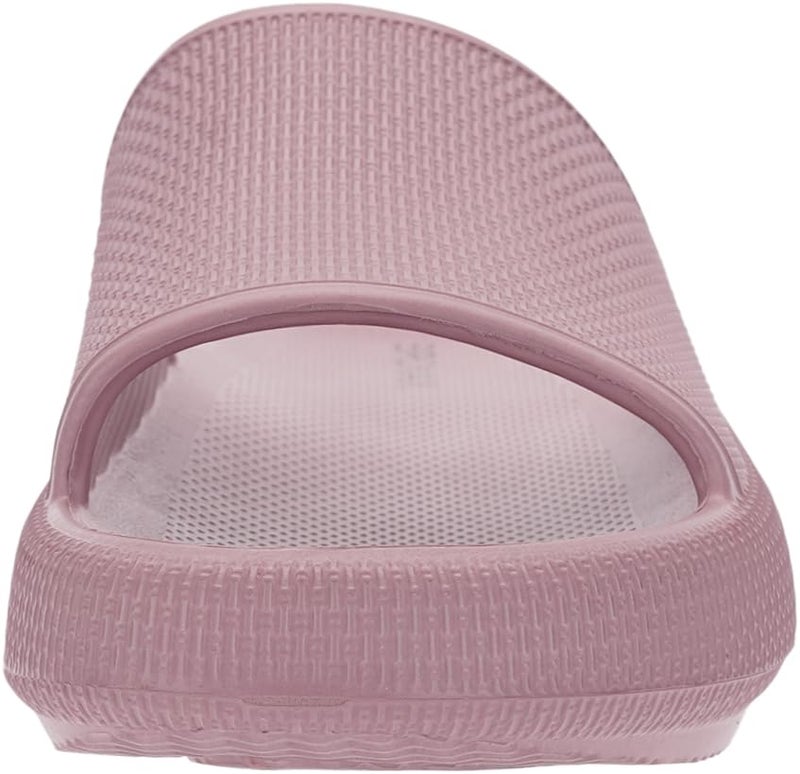 BRONAX Pillow Slippers for Women and Men | House Slides Shower Sandals | Cushioned Thick Sole 39-40 Blush - Image 2